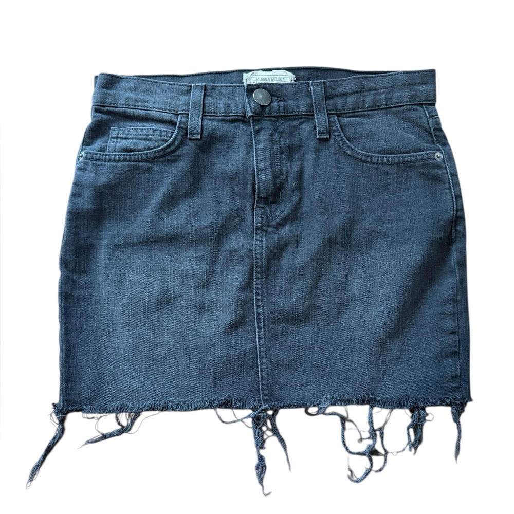 Current/Elliott Skinny Mini Denim Skirt